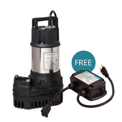 Atlantic PAF-25 Tidal Wave Pond Pump 1/3 HP with FREE Pump Protector