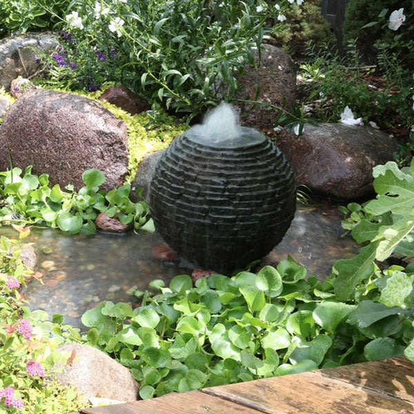 Aquascape Extra Small Stacked Slate Sphere 18"