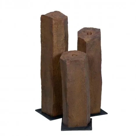 Faux Basalt Column Set Of 3 - 24", 30", 36"