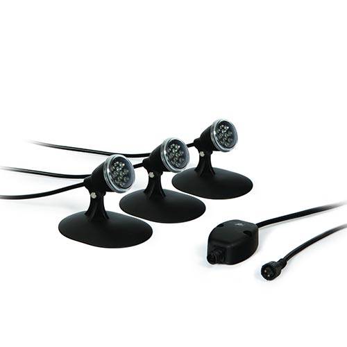 Atlantic 3 Pack - 2 Watt Warm White LED Pond Light Kit