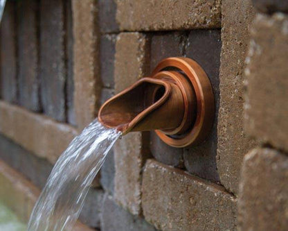 Atlantic Copper Finish Olivett Wall Spout