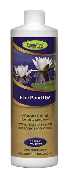 EasyPro Concentrated Blue Pond Dye, 16 Ounces