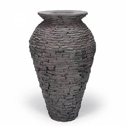 Aquascape Mini Stacked Slate Urn 13"